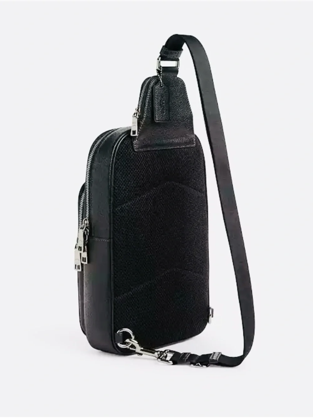Coach Ethan Pack Bag Black NWOT - Picture 5 of 8